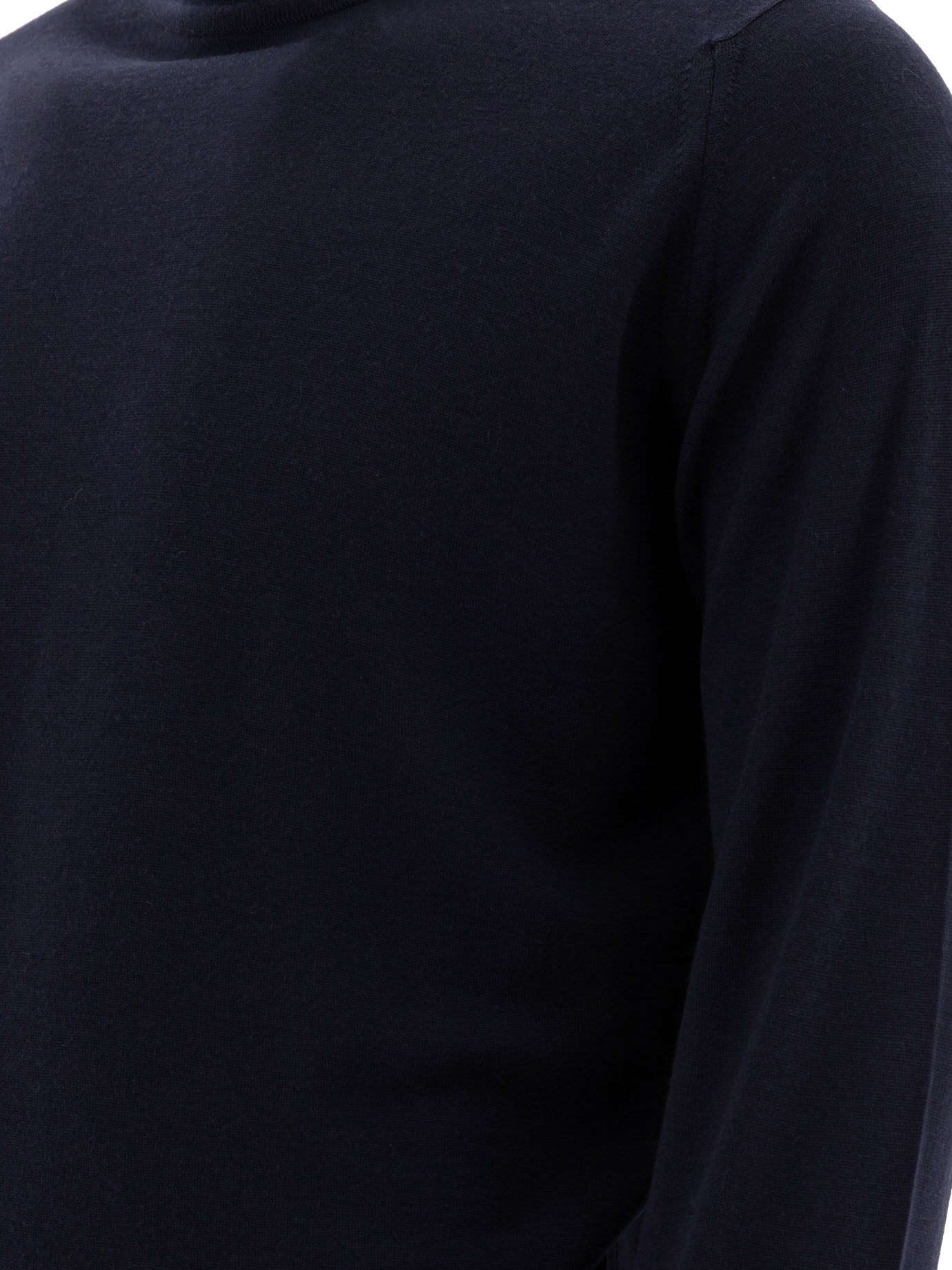 JOHN SMEDLEY Blue Cherwell turtleneck sweater